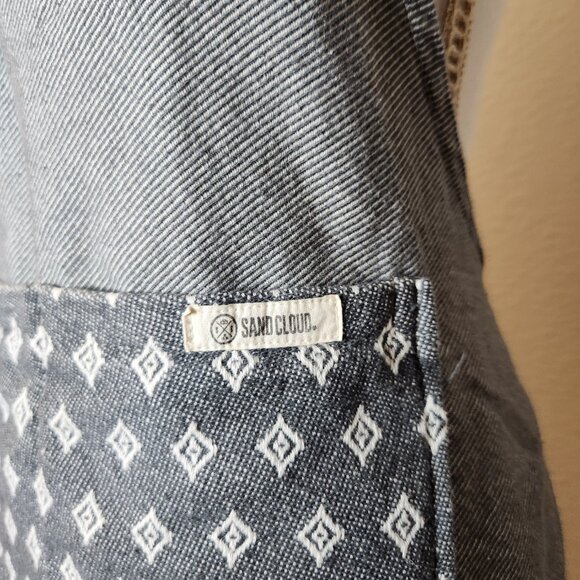 Sandcloud Cyperus Apron Gray Organic Cotton Turkey - Picture 3 of 6